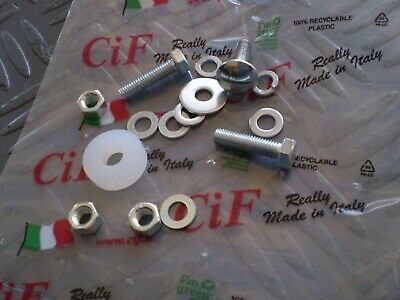 KIT VITI E DISTANZIALE X PARAFANGO ANTERIORE VESPA VARI MODELLI ANNI 60-70-80